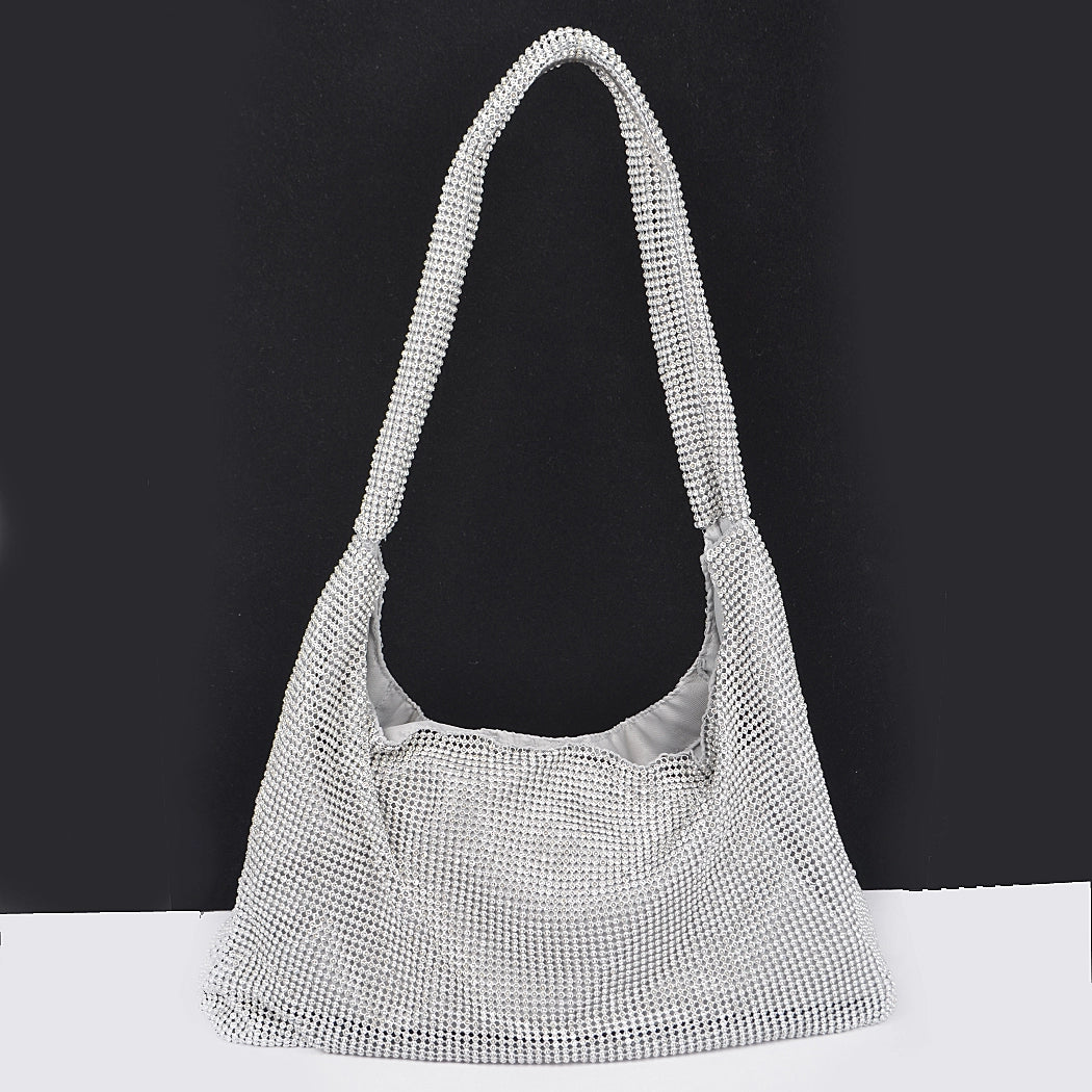 Glittering Rhinestone Women's Shoulder Bag