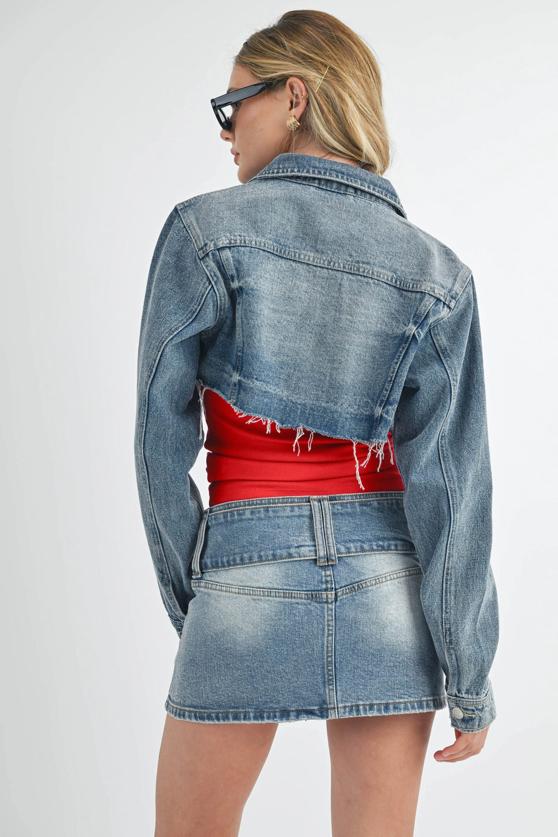Denim Mini Skirt