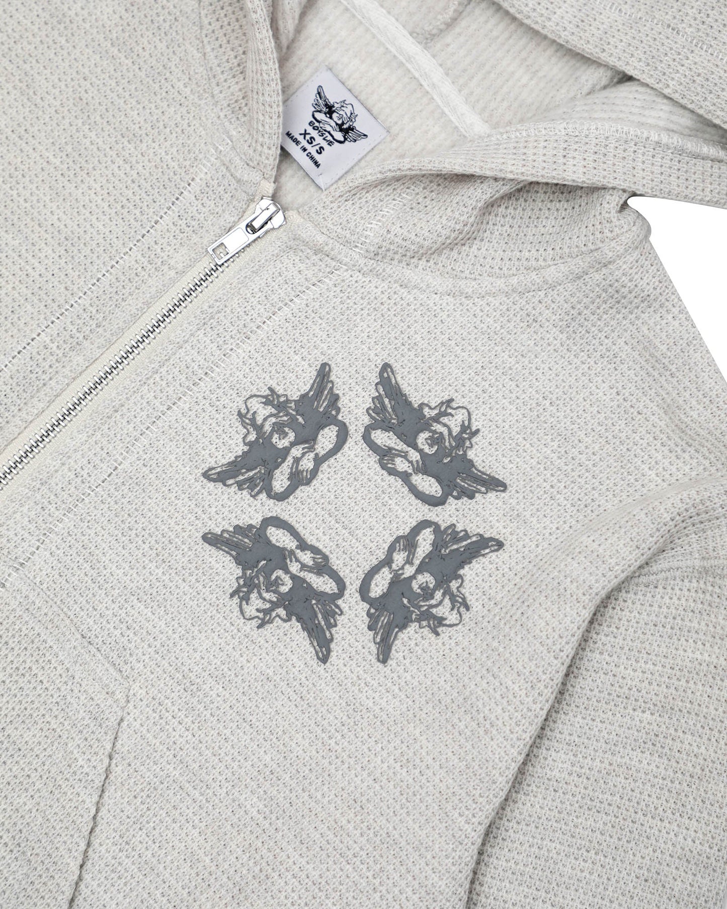 Fare Enough Thermal Zip Up Hoodie