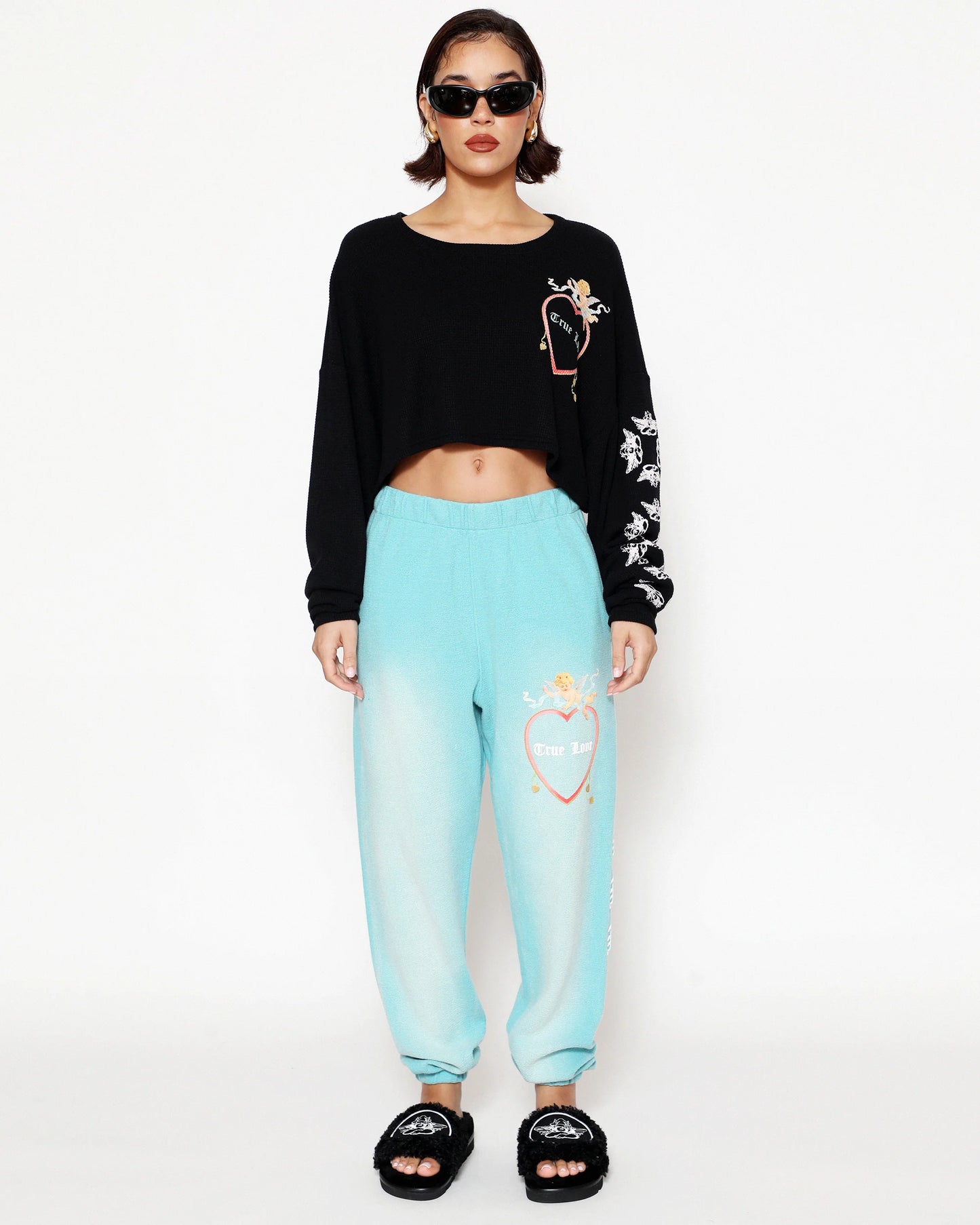 Head Over Heals Longsleeve Crop Tee