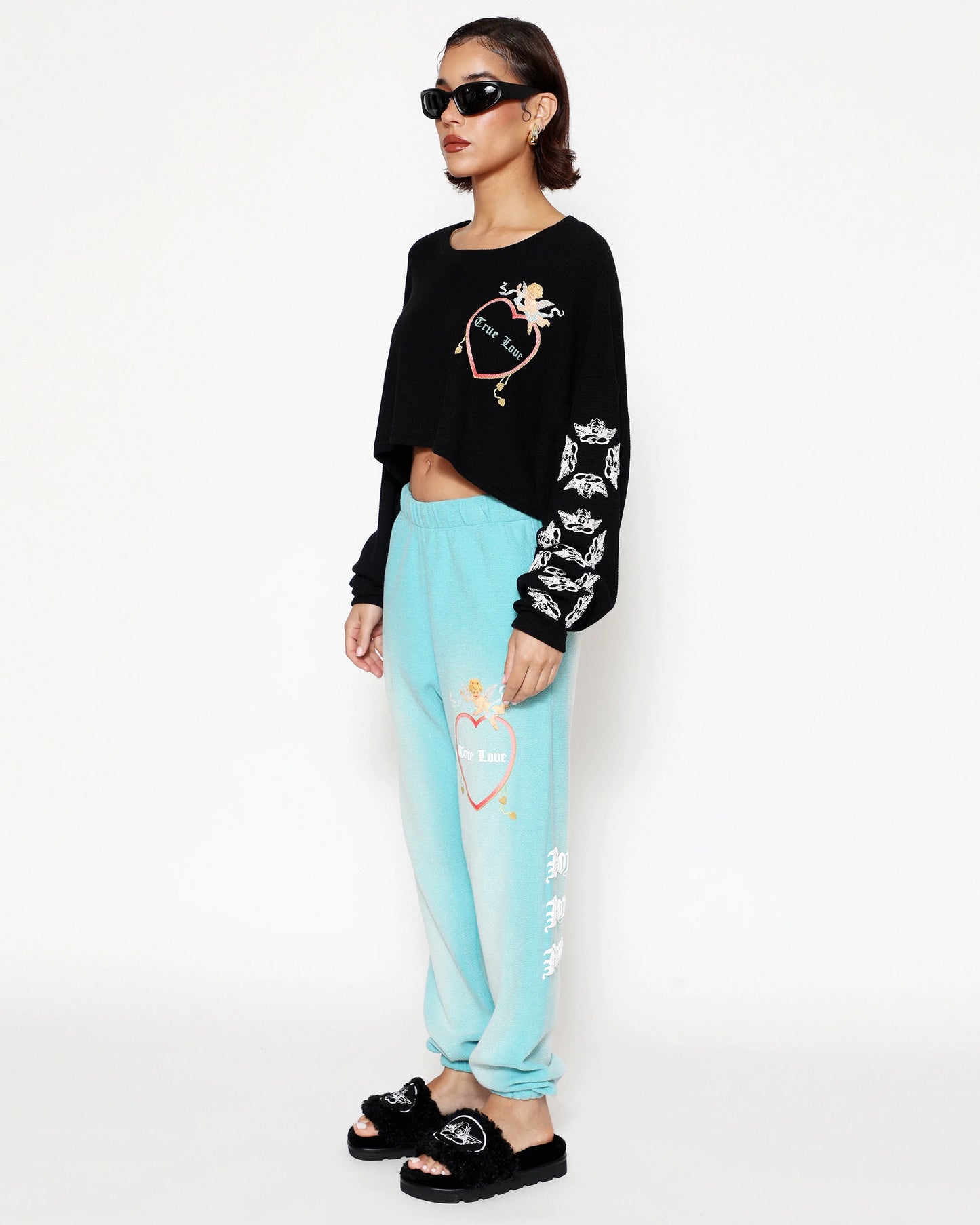 Head Over Heals Longsleeve Crop Tee