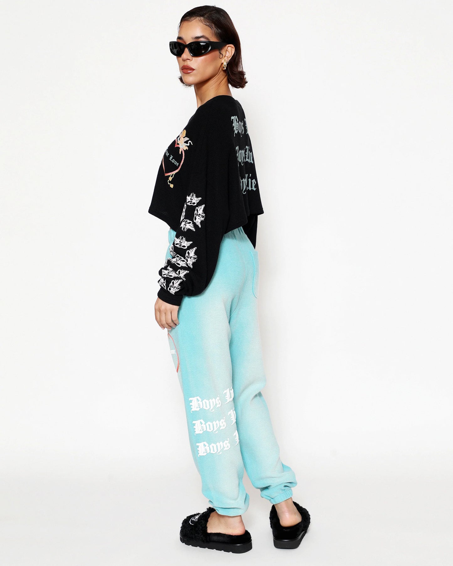 Head Over Heals Longsleeve Crop Tee