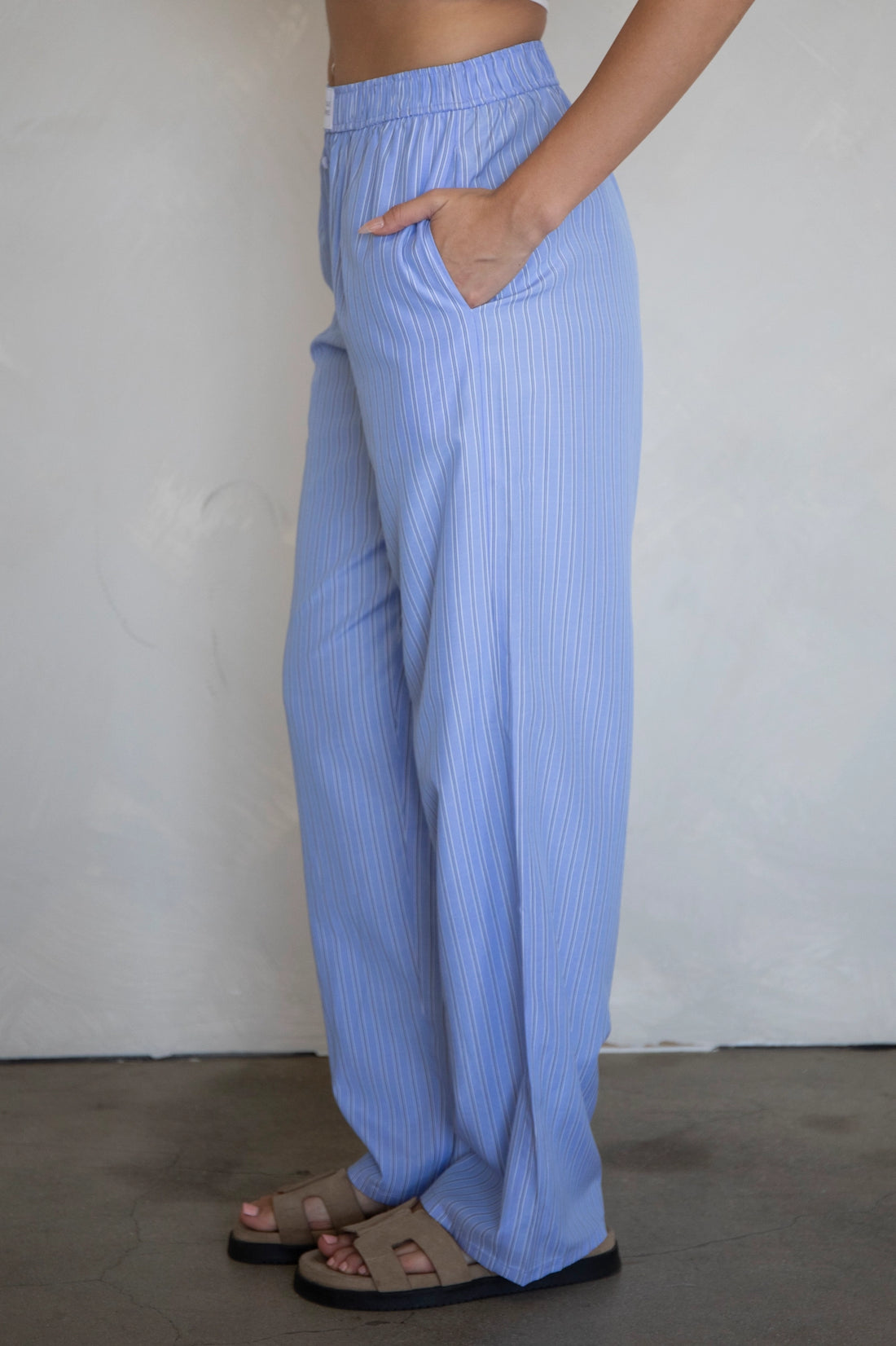 Striped Boxer Pants