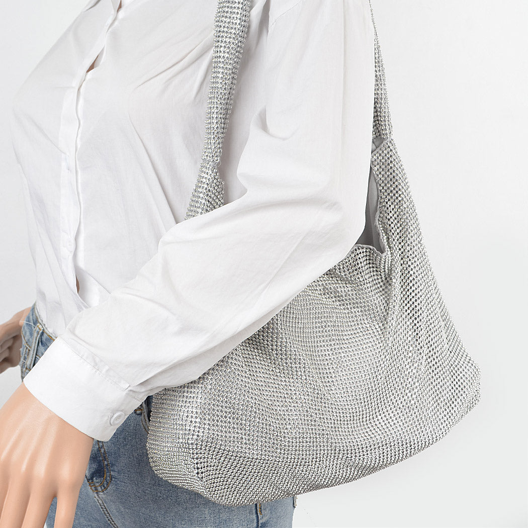 Glittering Rhinestone Women's Shoulder Bag