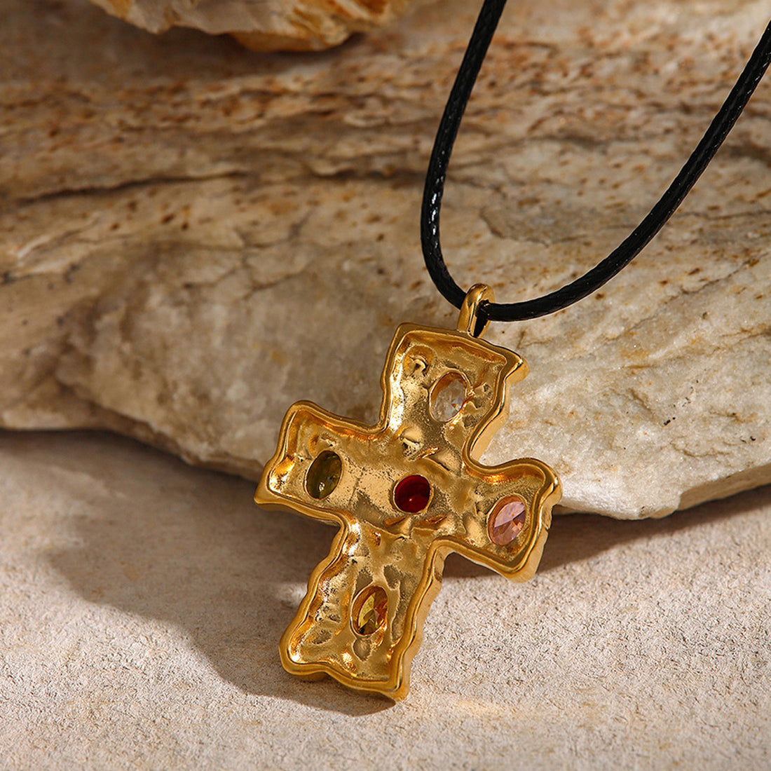 Colorful Cross Necklace