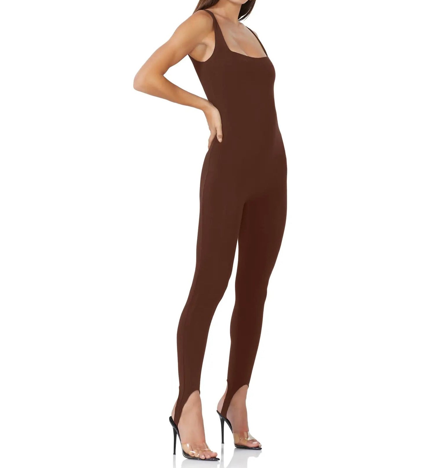 Avery Catsuit in Cappuccino