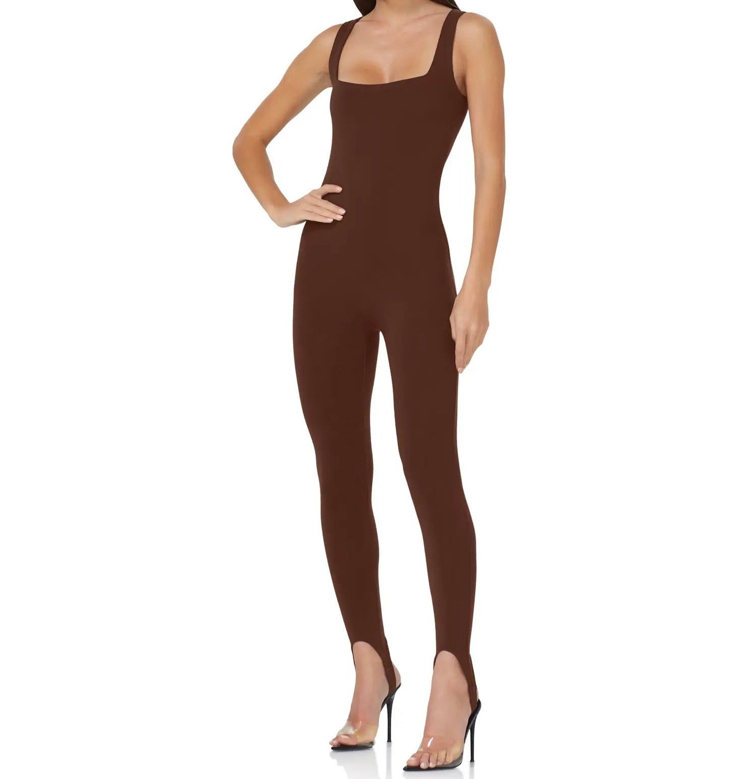 Avery Catsuit in Cappuccino