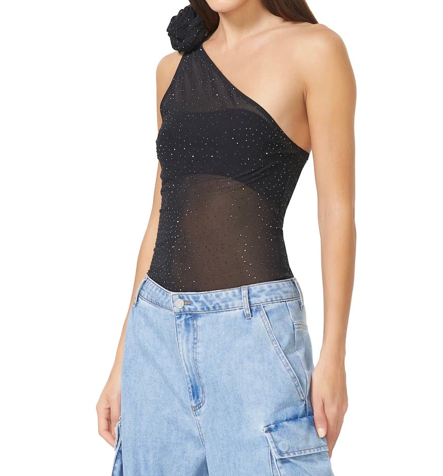 Delaney Rhinestone Top