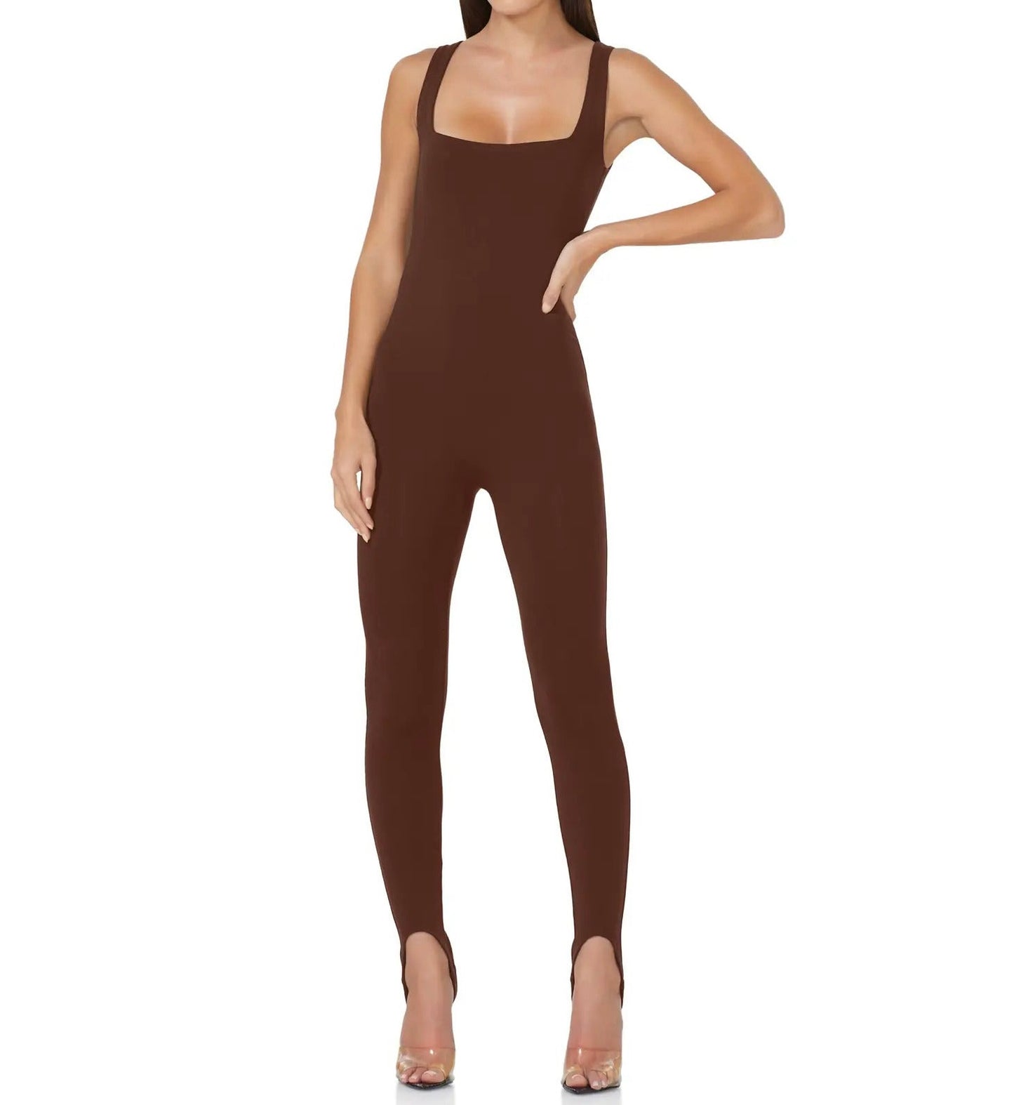 Avery Catsuit in Cappuccino