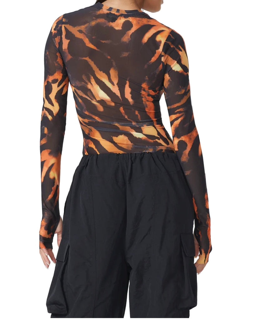 Kaylee Top- Caramel Zebra