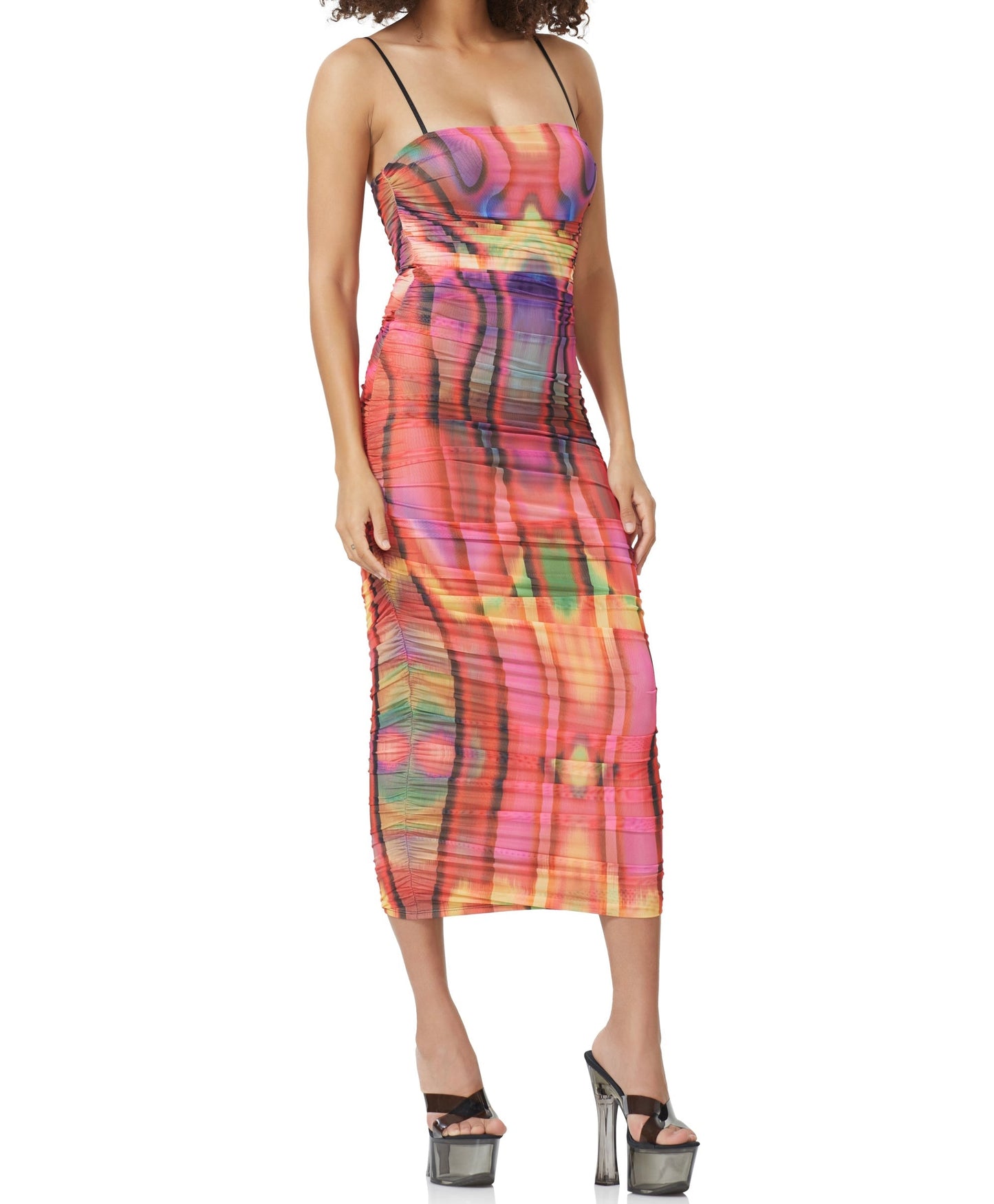 Hazel Midi Dress- Rouge Metaverse