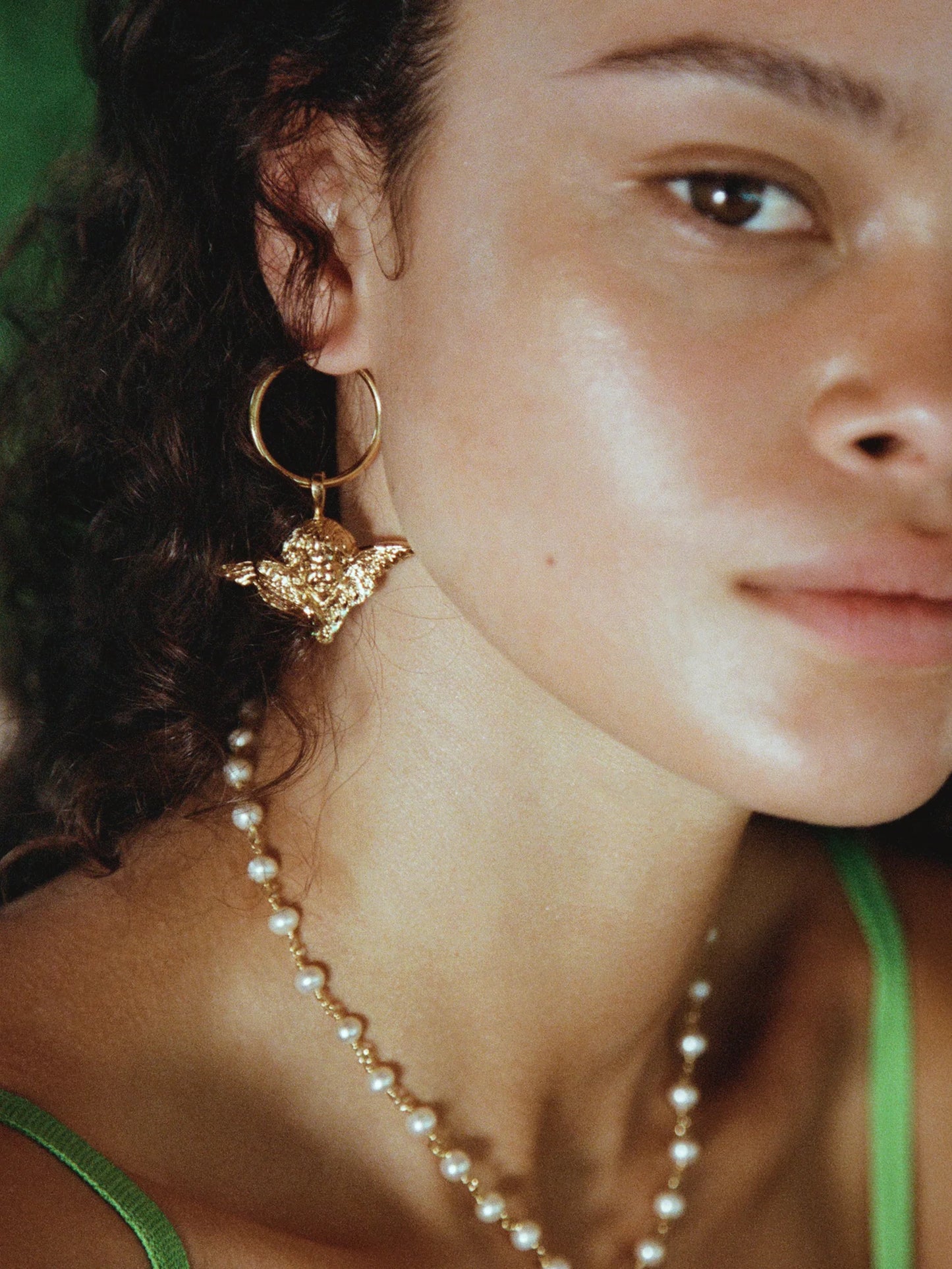 Cherub Charm Earrings