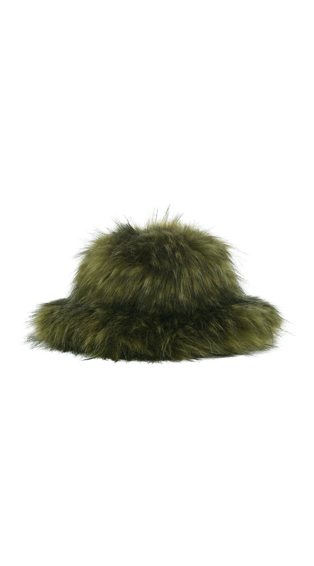 Furry Bucket Hat- Green