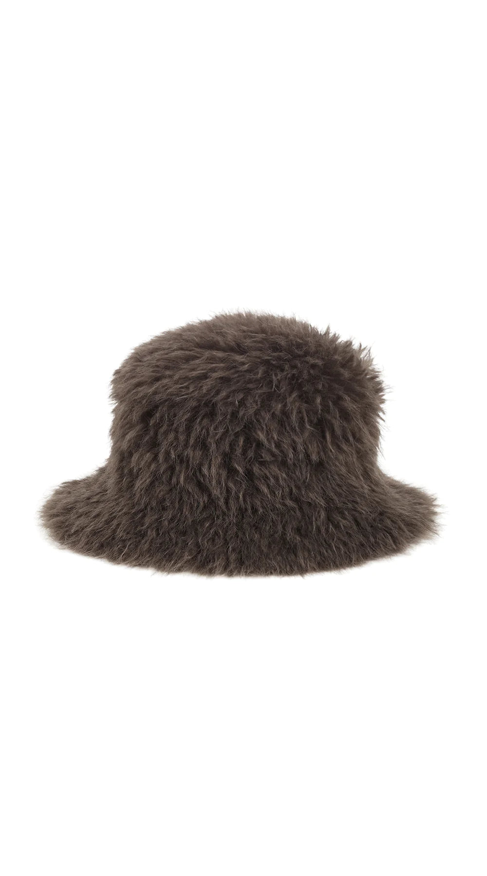 Shaggy Bucket Hat- Brown