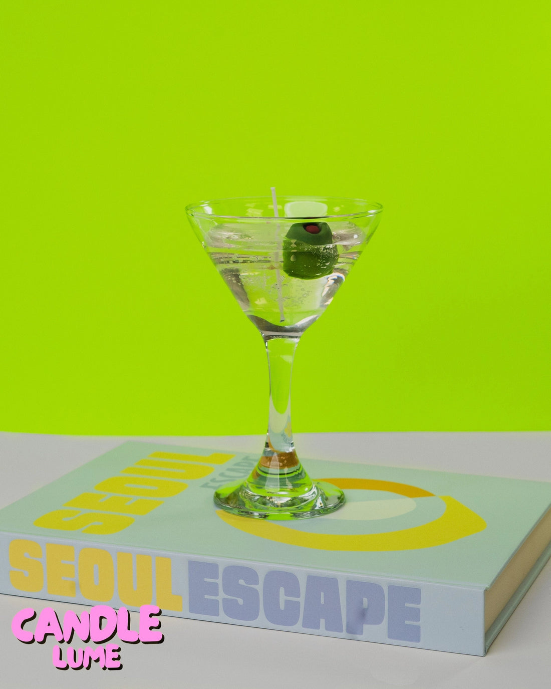 Gel Wax Martini Candle