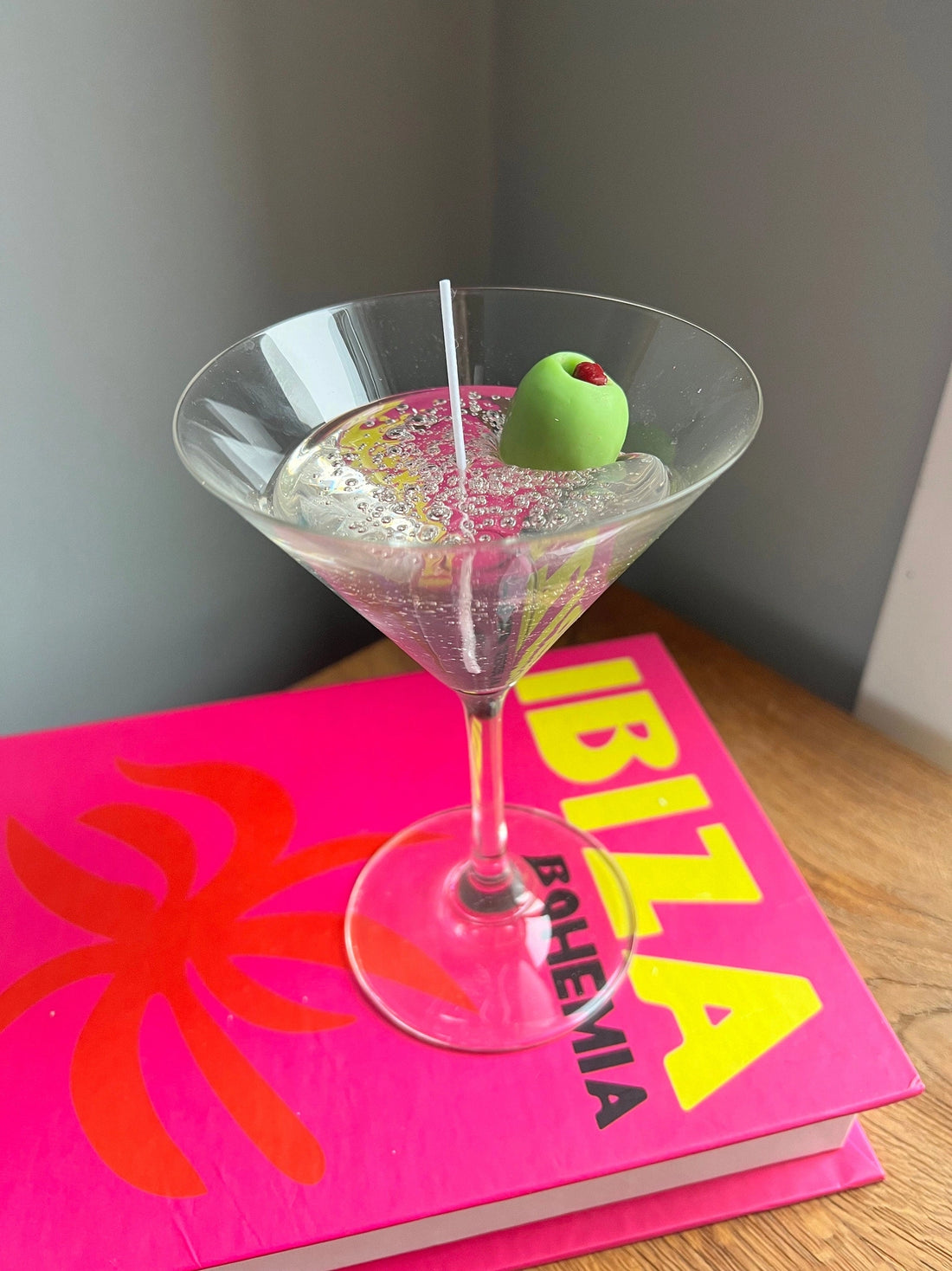 Gel Wax Martini Candle