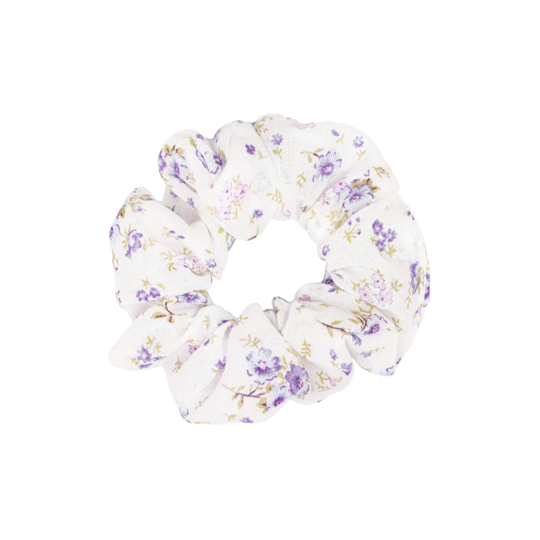 Printed Scrunchie in Wisteria