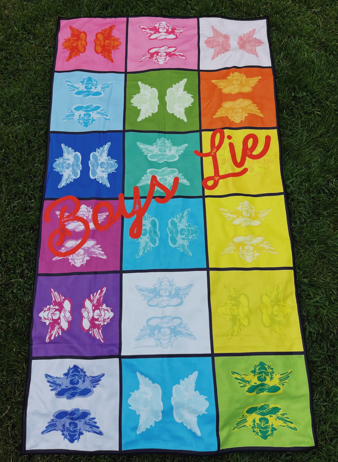 Boys Lie Rainbow Towel