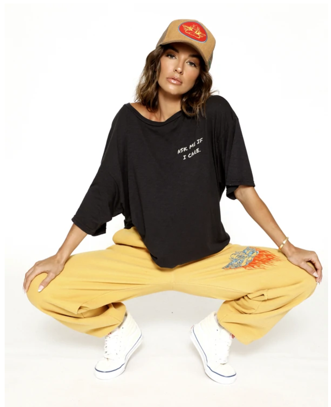 Ask Me if I Care Boyfriend Tee