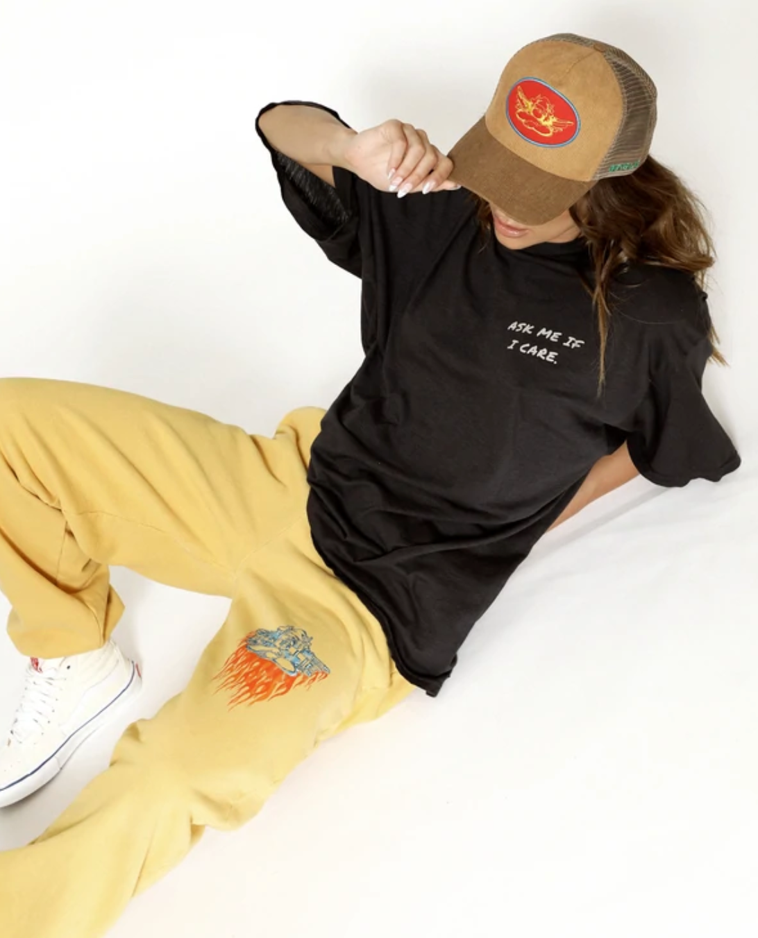 Ask Me if I Care Boyfriend Tee