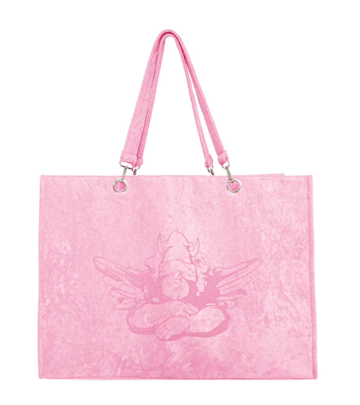 Bubble Gum Terry Cloth Tote