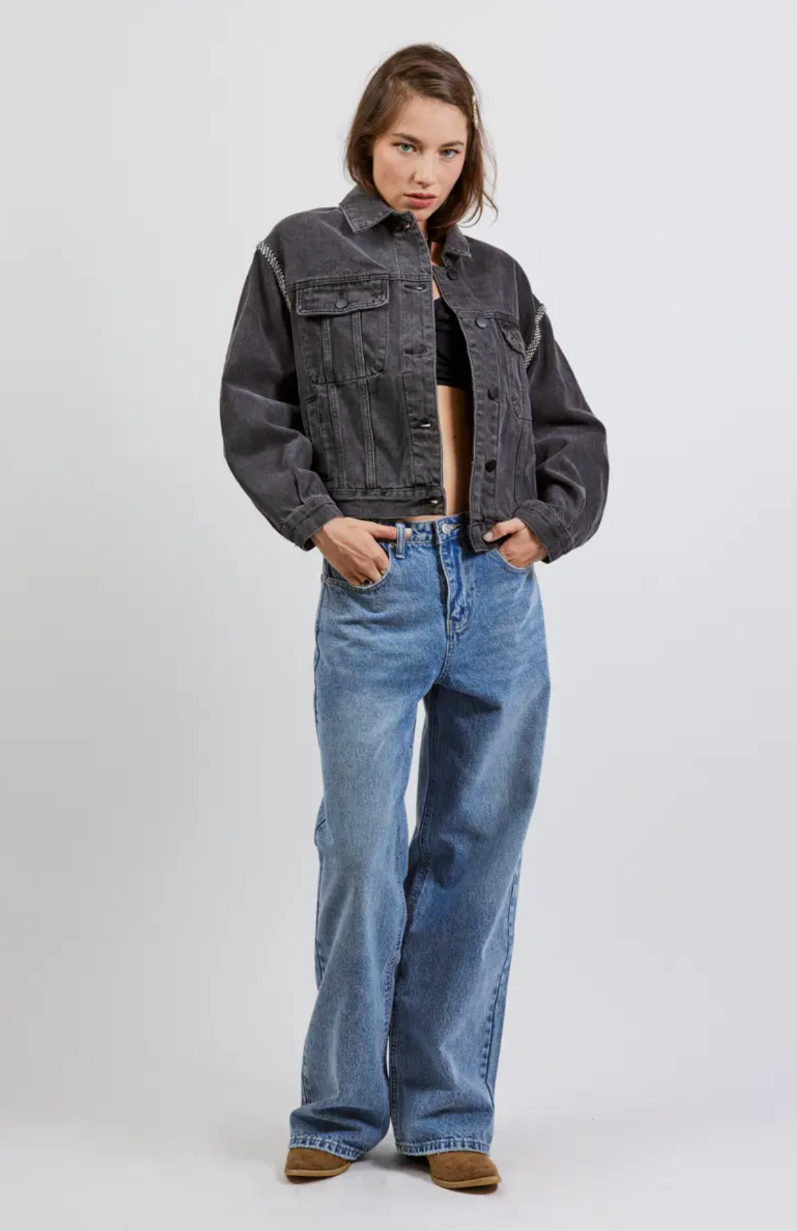 Low Rise Wide Leg Denim -S80294