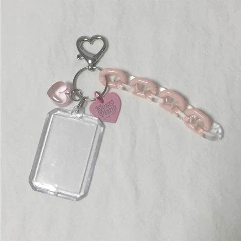 Heart Photo Keychain