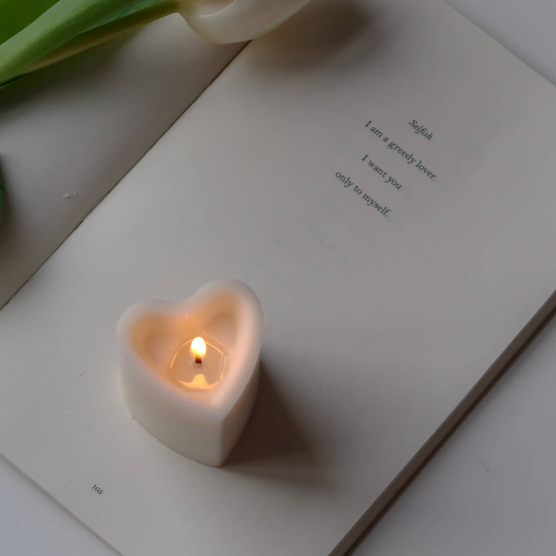 Mini Heart Soy Candle