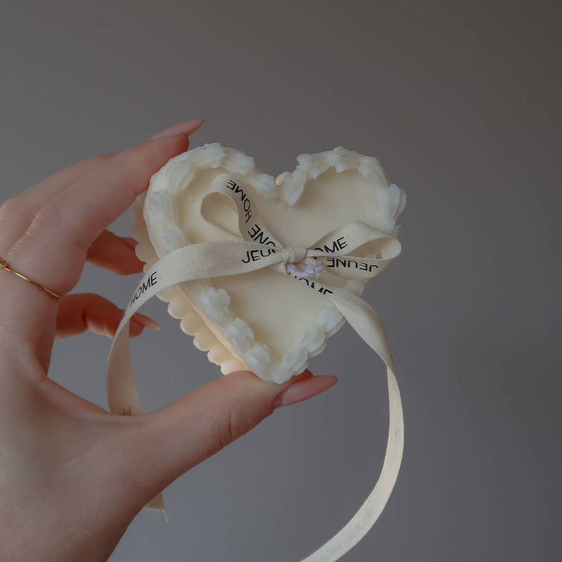 Heart Cake Soy Candle