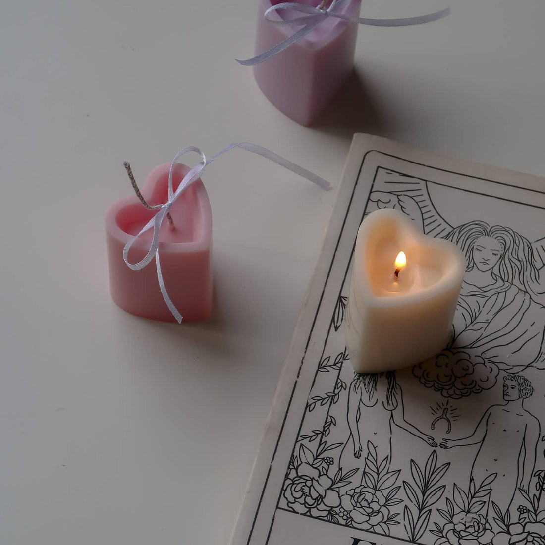 Mini Heart Soy Candle