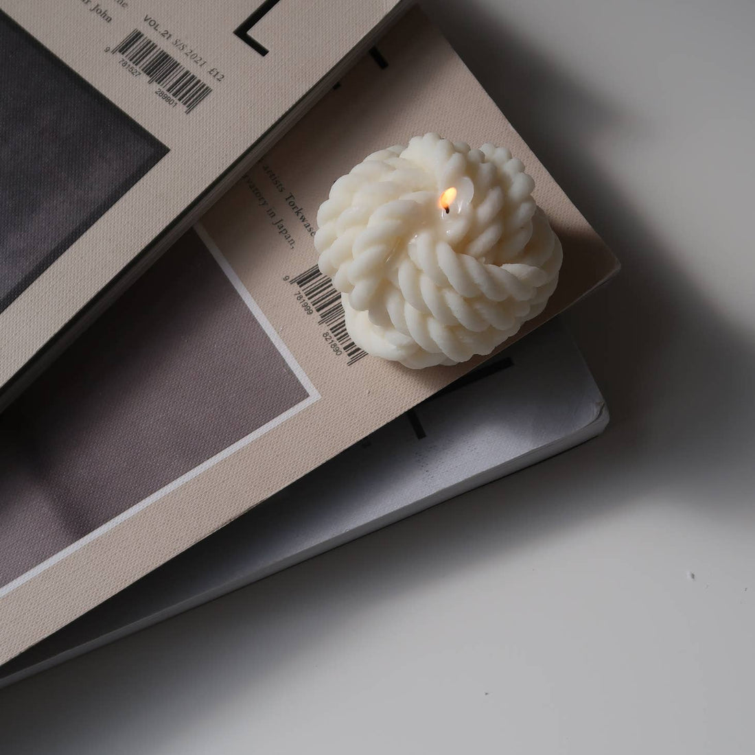 Knot Pillar Soy Candle
