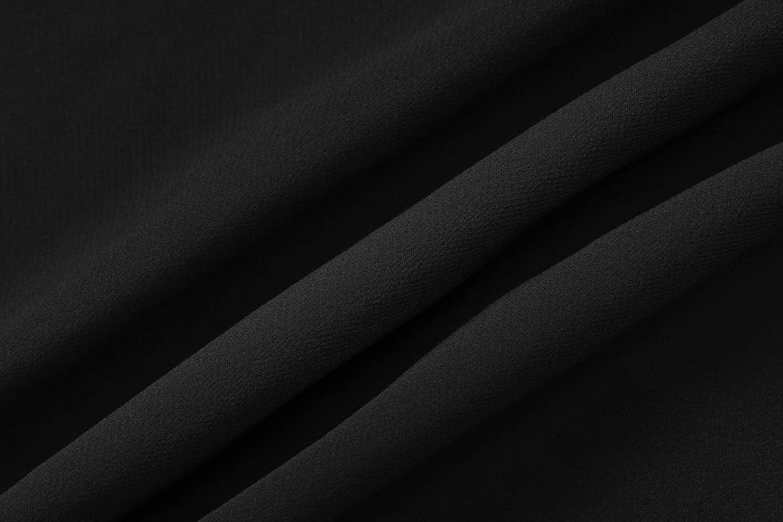 Chic Chiffon Cami Dress: Black / Missy / L