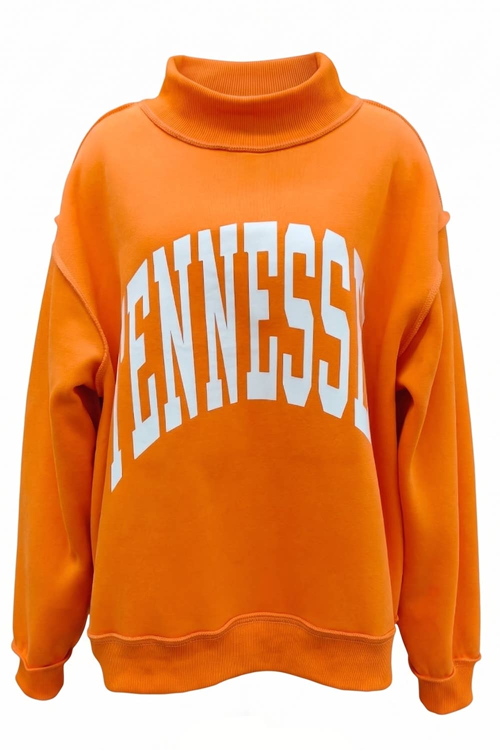 IT2594-TENNESSEE  'TENNESSEE & TN' Reversible Mockneck : HEATHER GREY / S/M-L/XL (3-3)