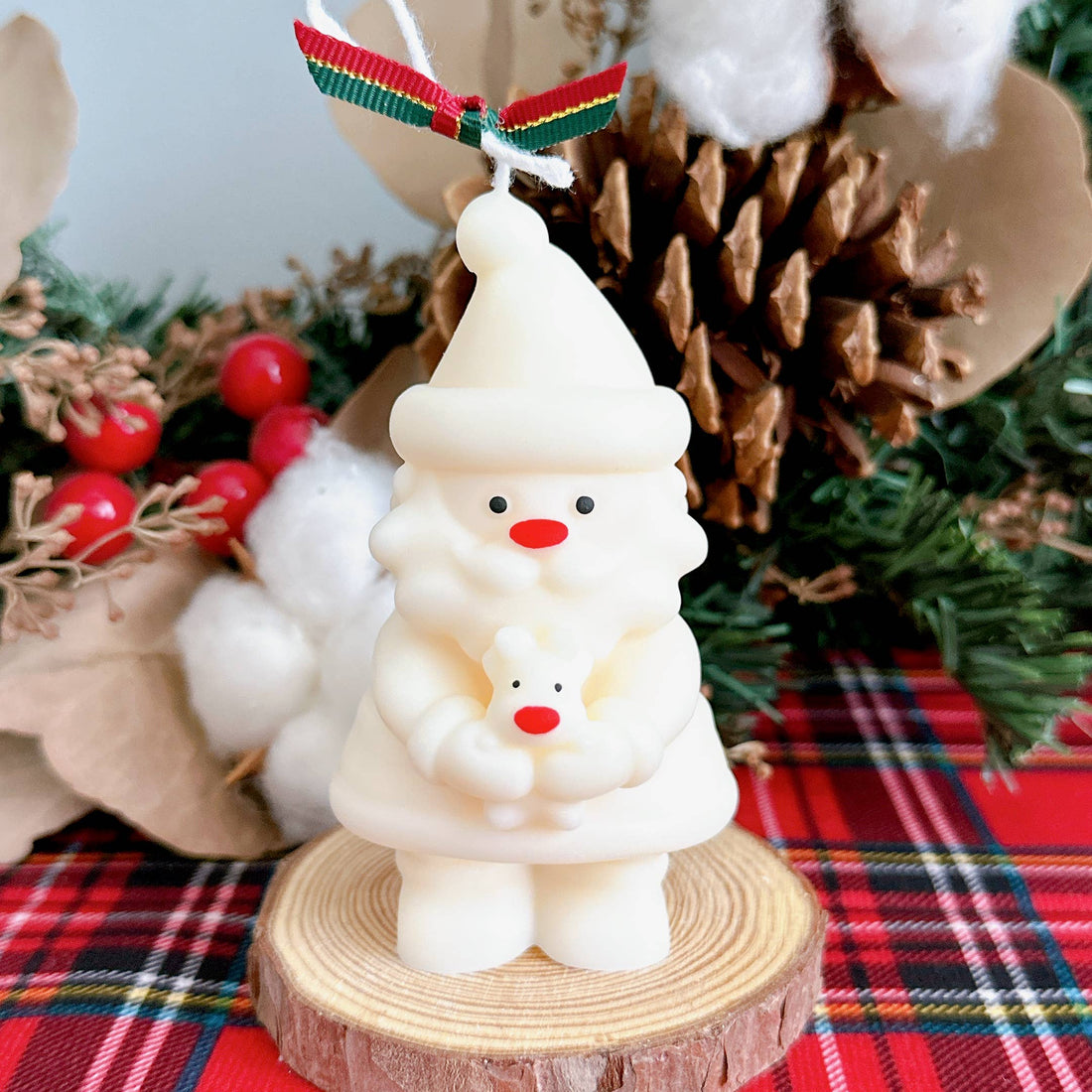 Christmas Soy Candle | Holiday Home Decor | Christmas Favor: Brown Gingerbread