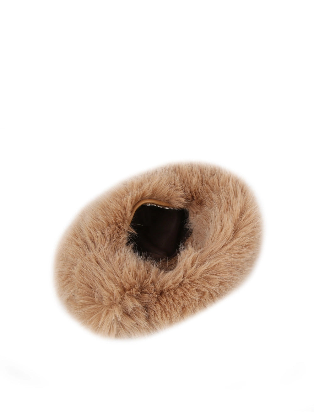 Faux Fur Hobo Shoulder Bag