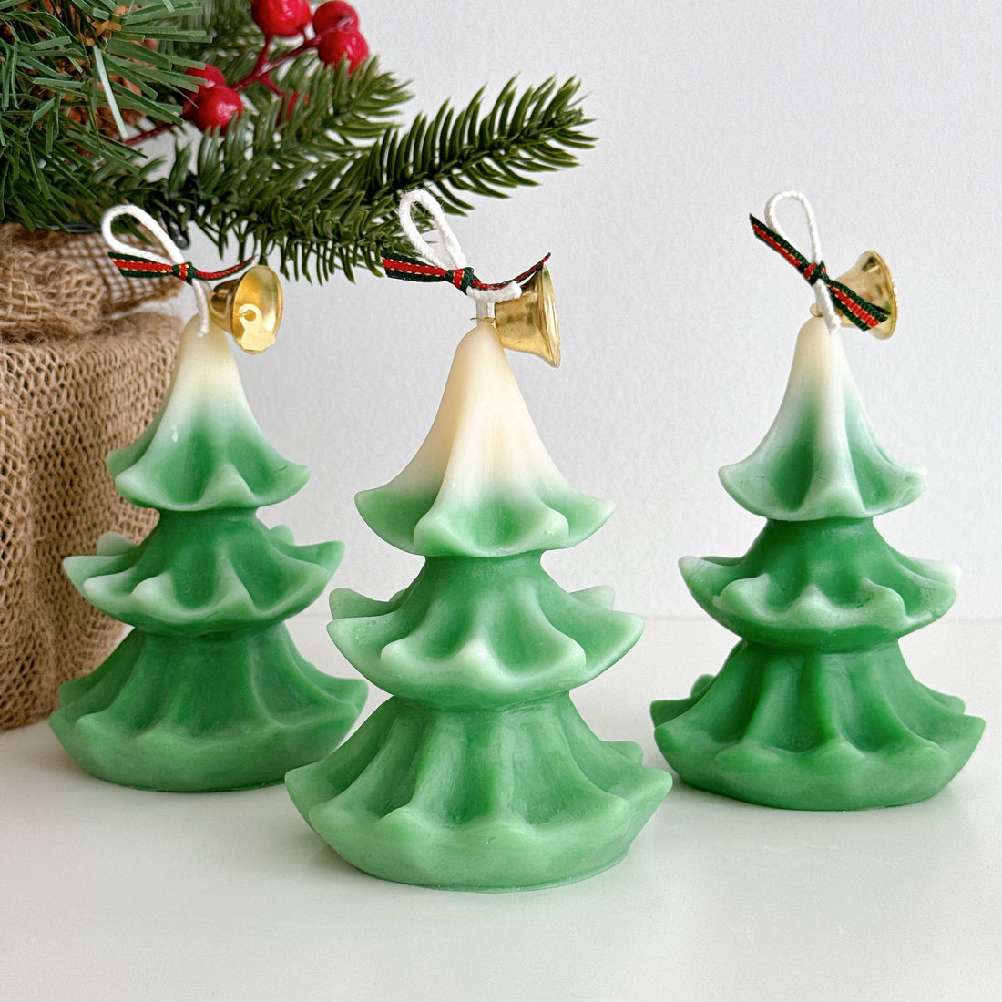 Christmas Tree Soy Candle | Christmas Candle Home Decor