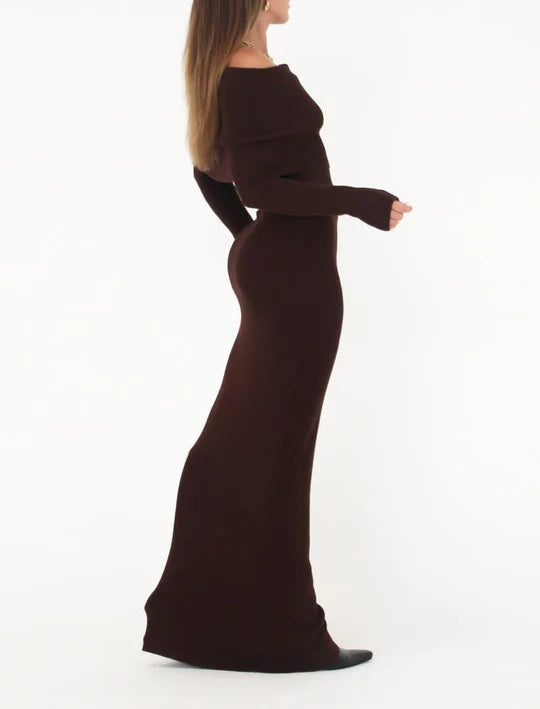 Winona Maxi Dress- Espresso