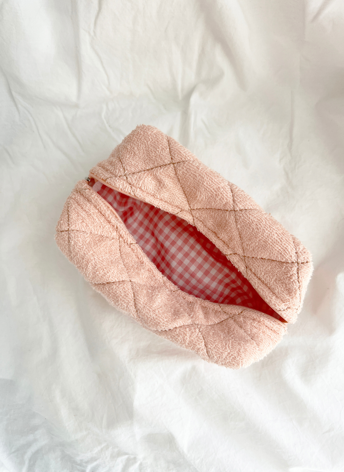 Large Size Make Up Bag - TERRY: BUTTER / ONE SIZE