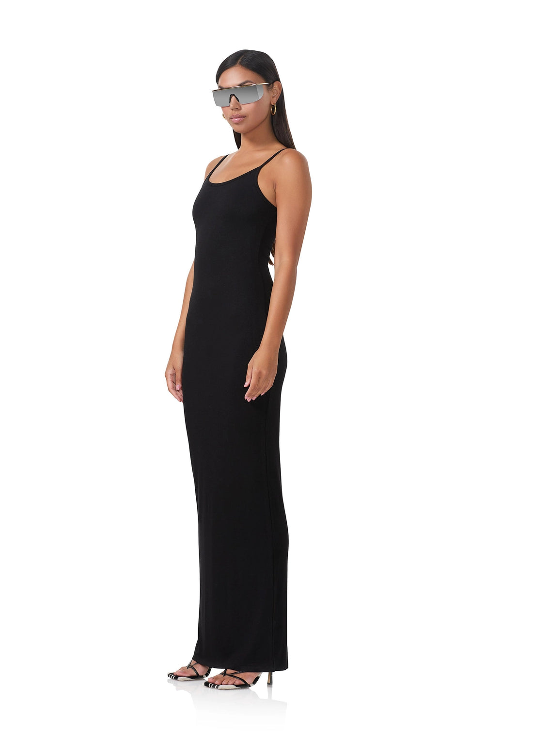 Ashlyn Tank Dress- Noir