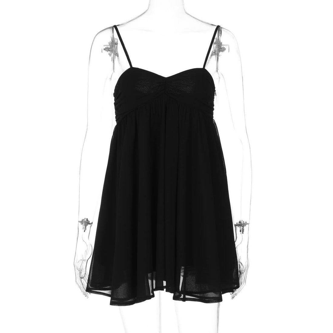 Chic Chiffon Cami Dress: Black – Dreamgirl Clothes