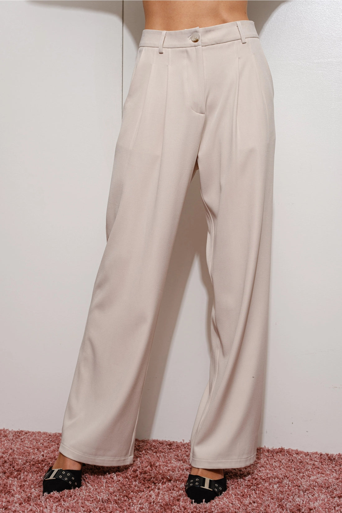 Wide Leg Tailored Pants