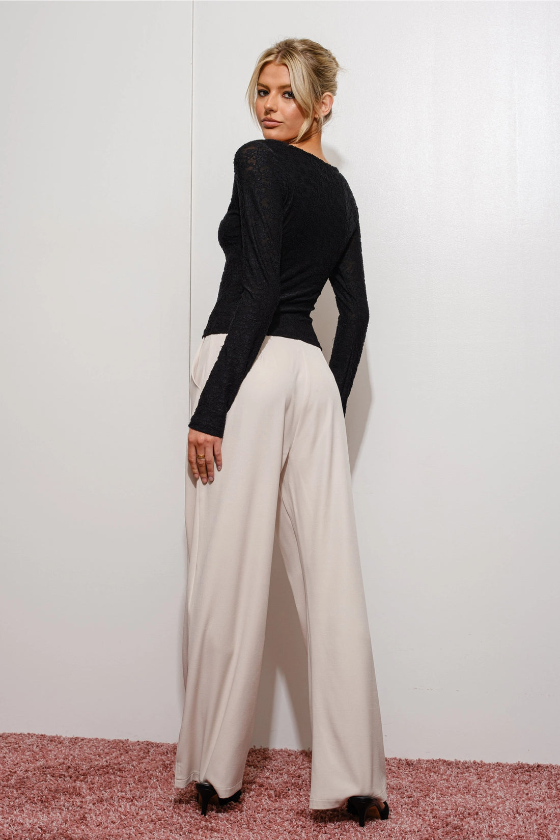 Wide Leg Tailored Pants