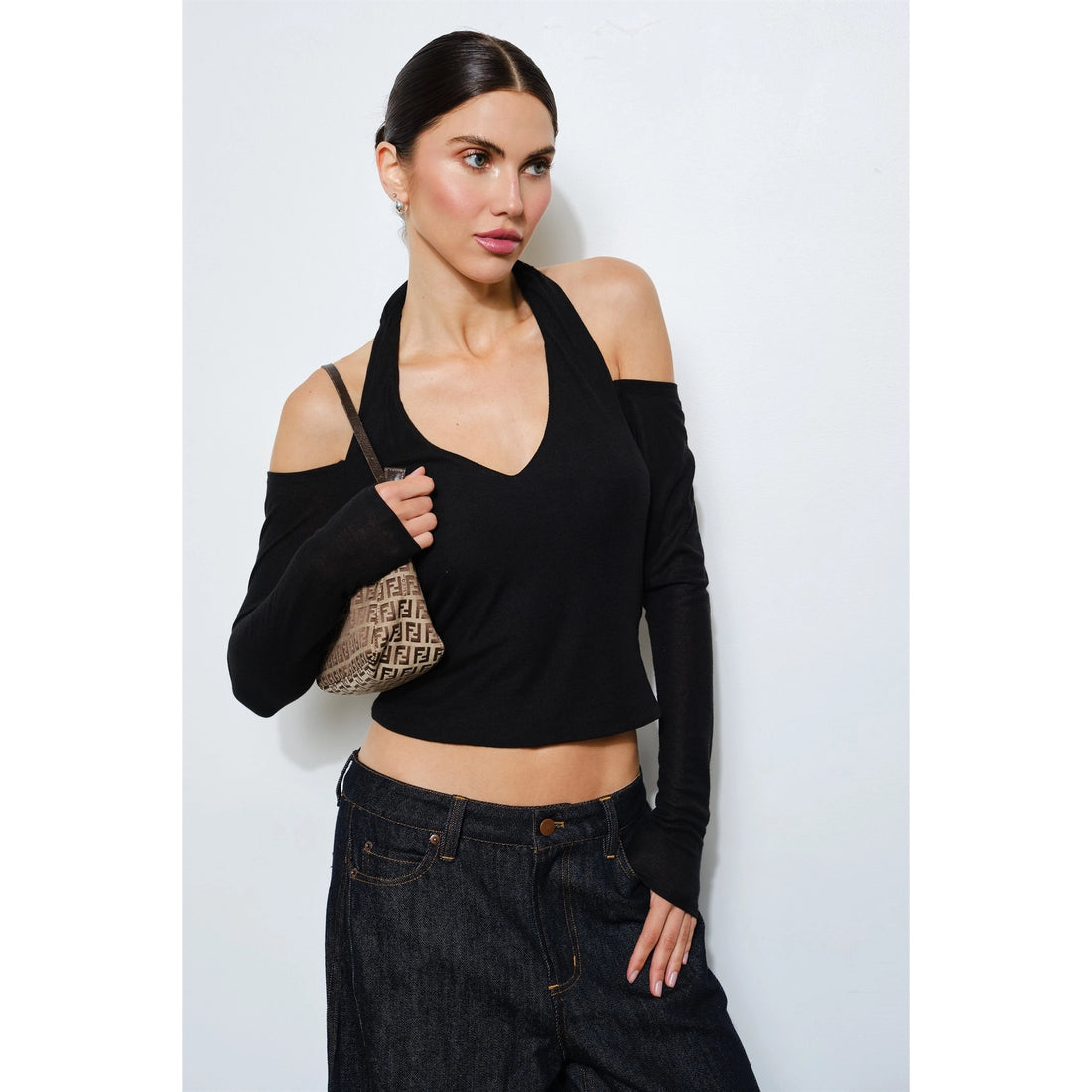 Sienna Long Sleeve Cold Shoulder Top