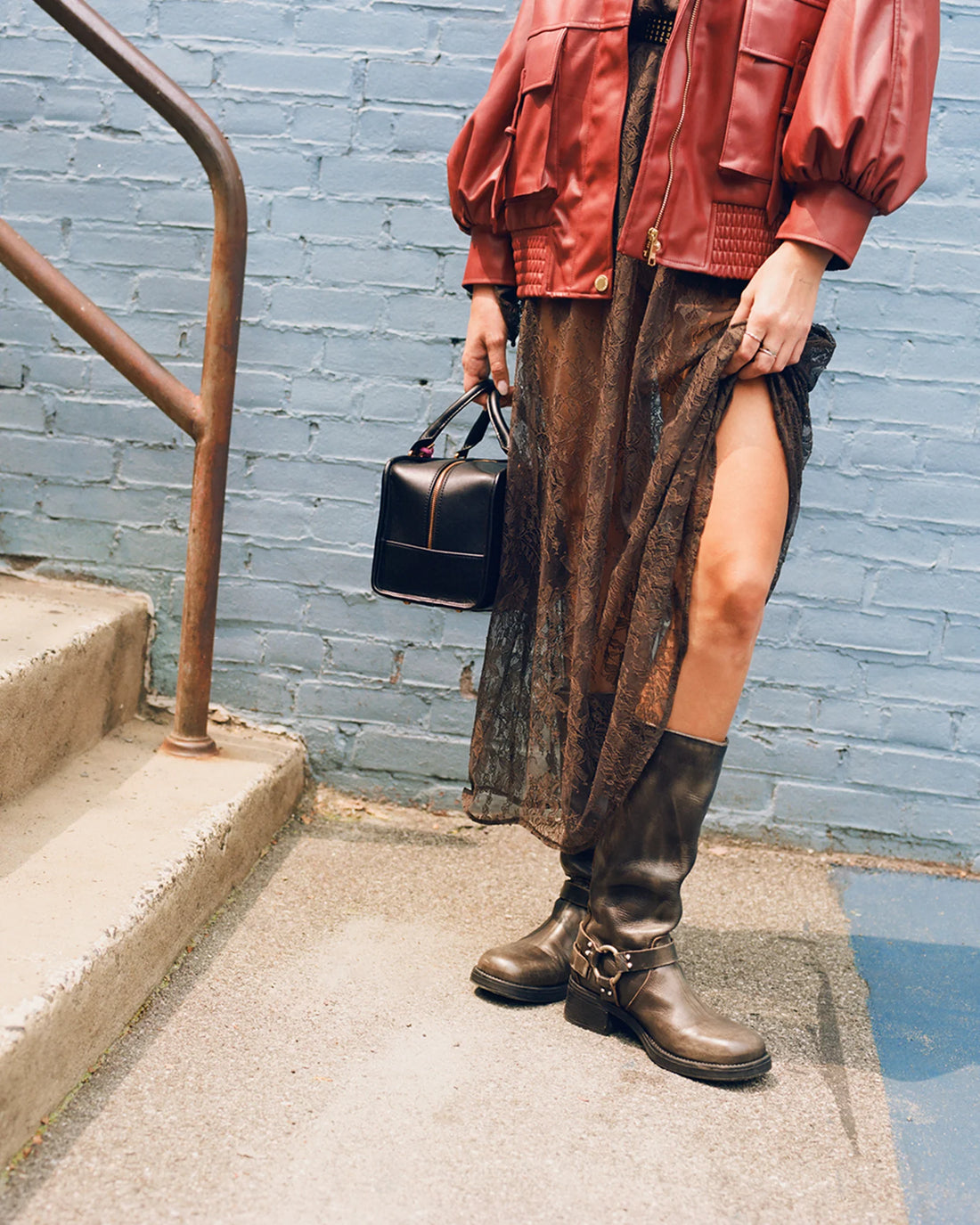 Rocky Brown Distressed Boot