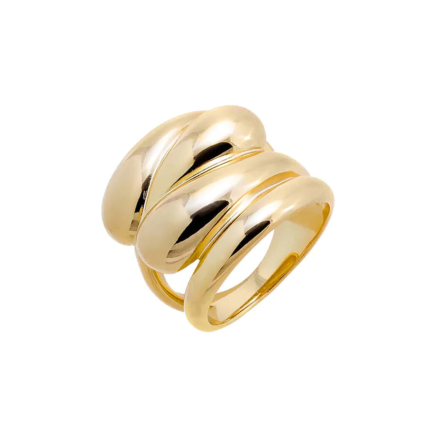 Solid Multi Wrap Chunky Ring