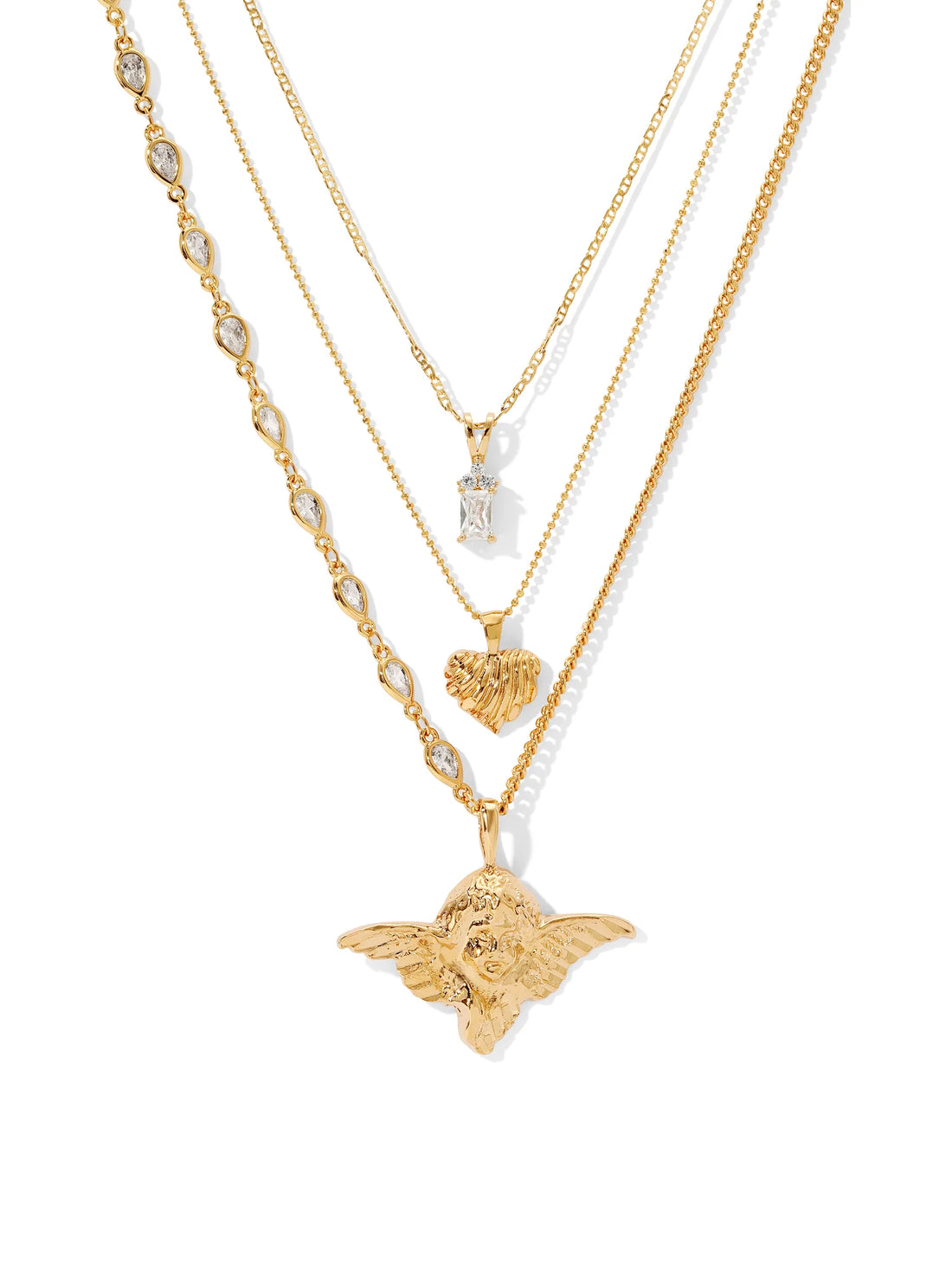 Cherub Layered Necklace