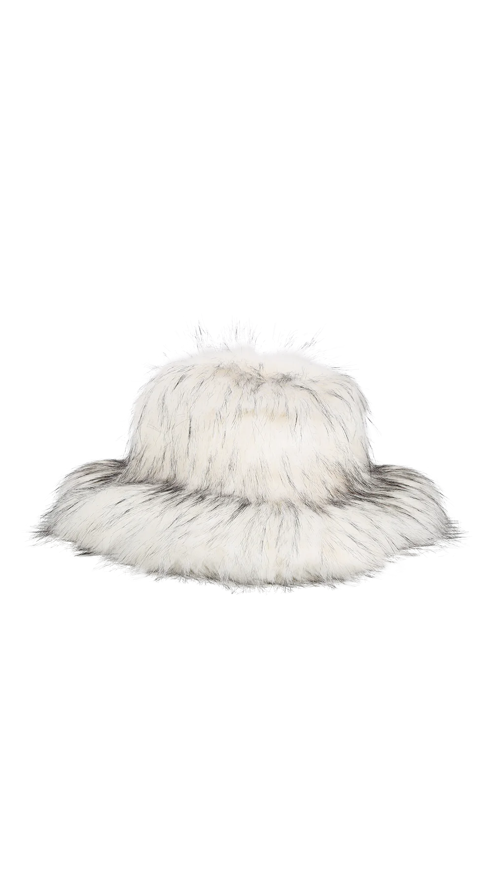 Furry Bucket Hat- White