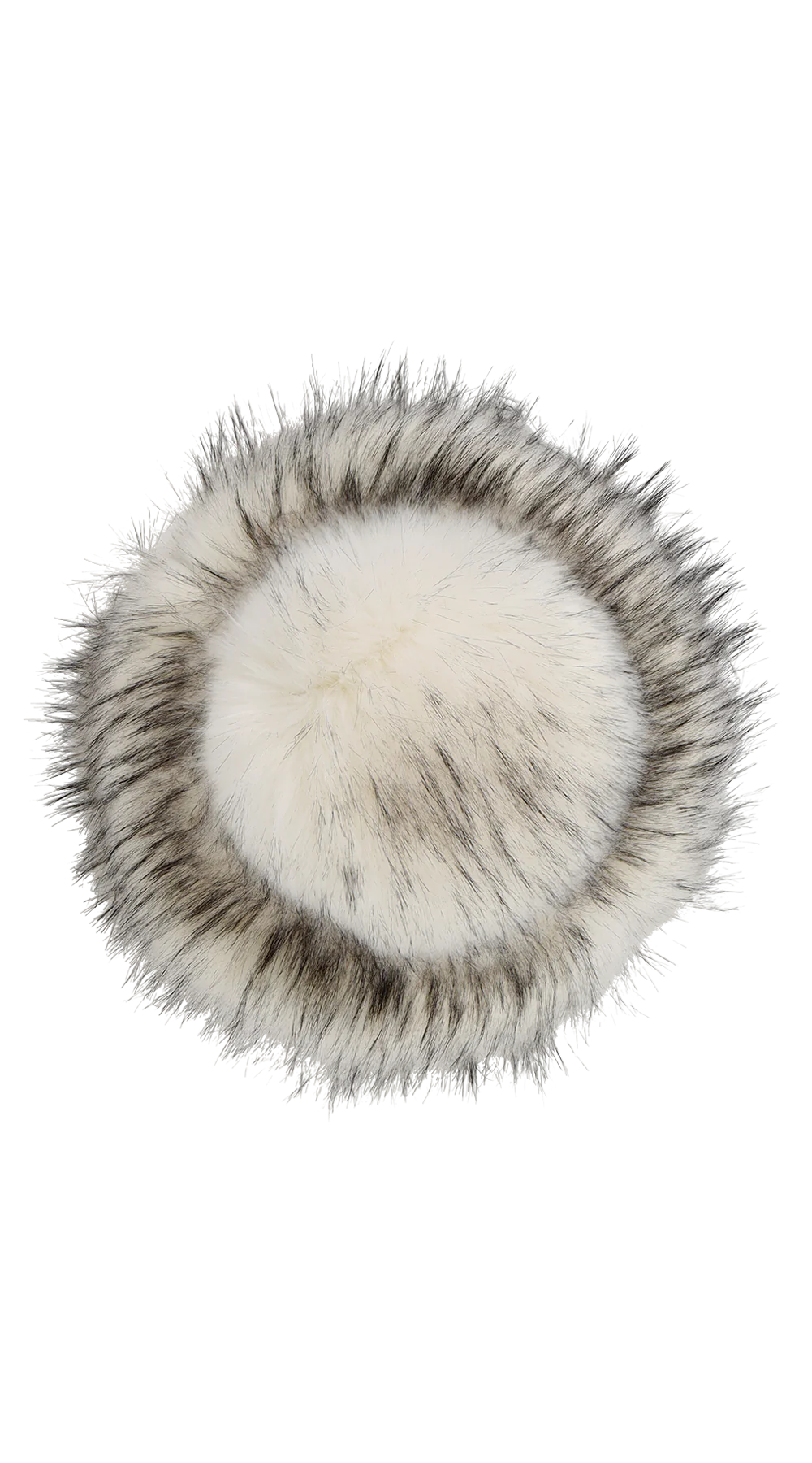 Furry Bucket Hat- White