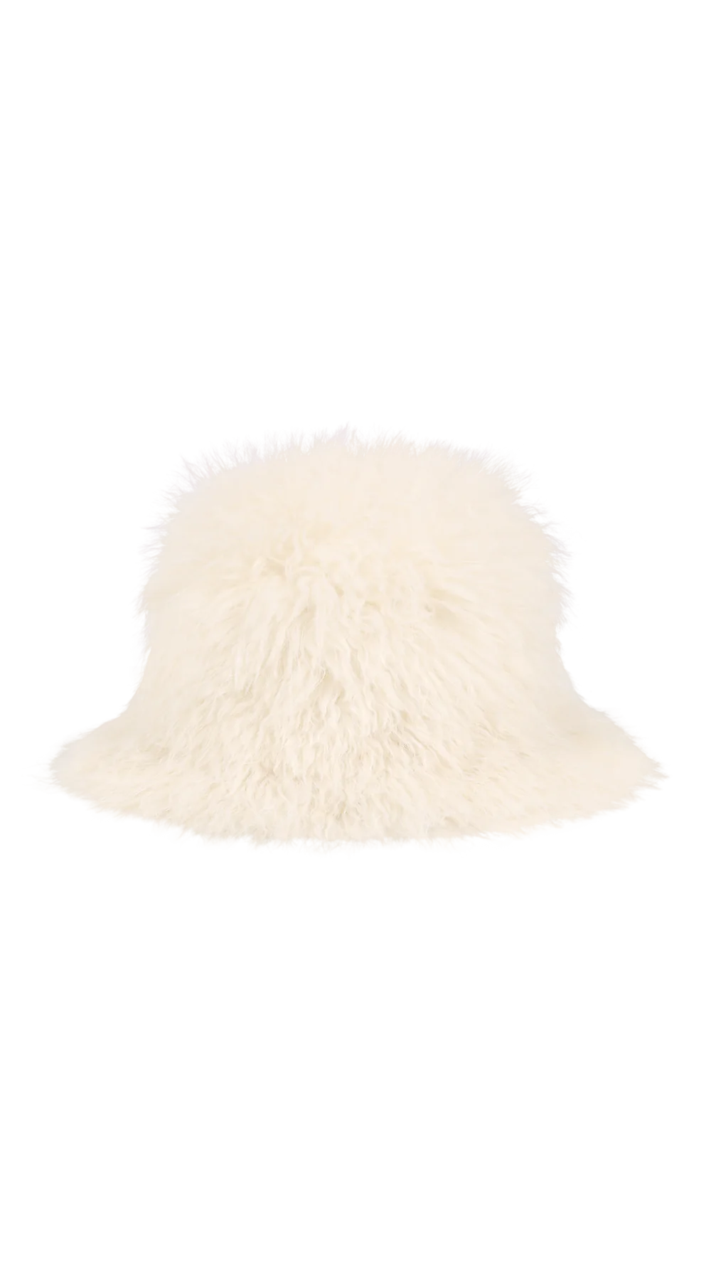 Shaggy Bucket Hat- Off White