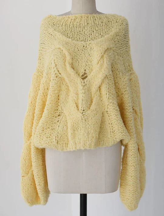 Nonna Sweater- Banana